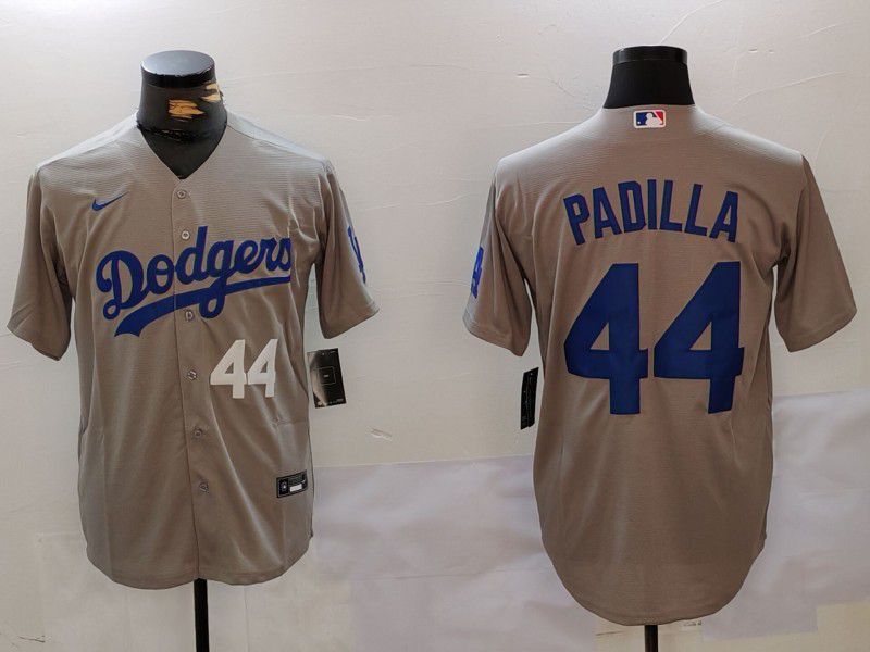 Men Los Angeles Dodgers 44 Padilla Grey Game 2024 Nike MLB Jersey style 7
